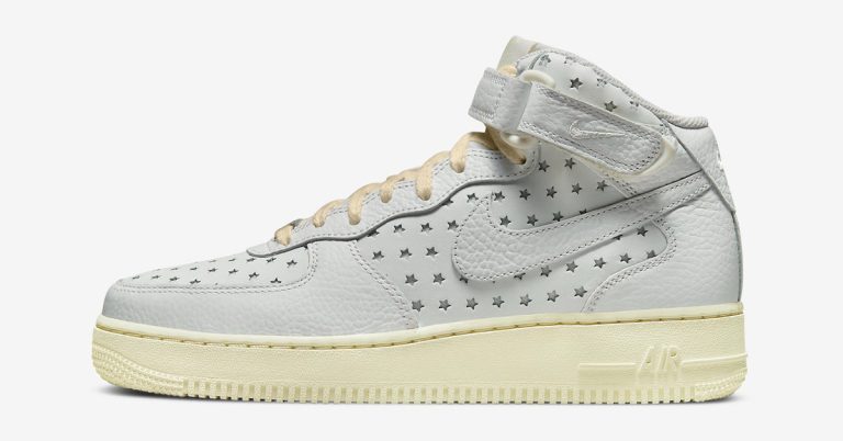 Nike Air Force 1 Mid Covered in Star-Shaped Cutouts