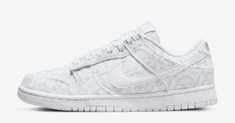 First Look at the Nike Dunk Low “White Paisley”
