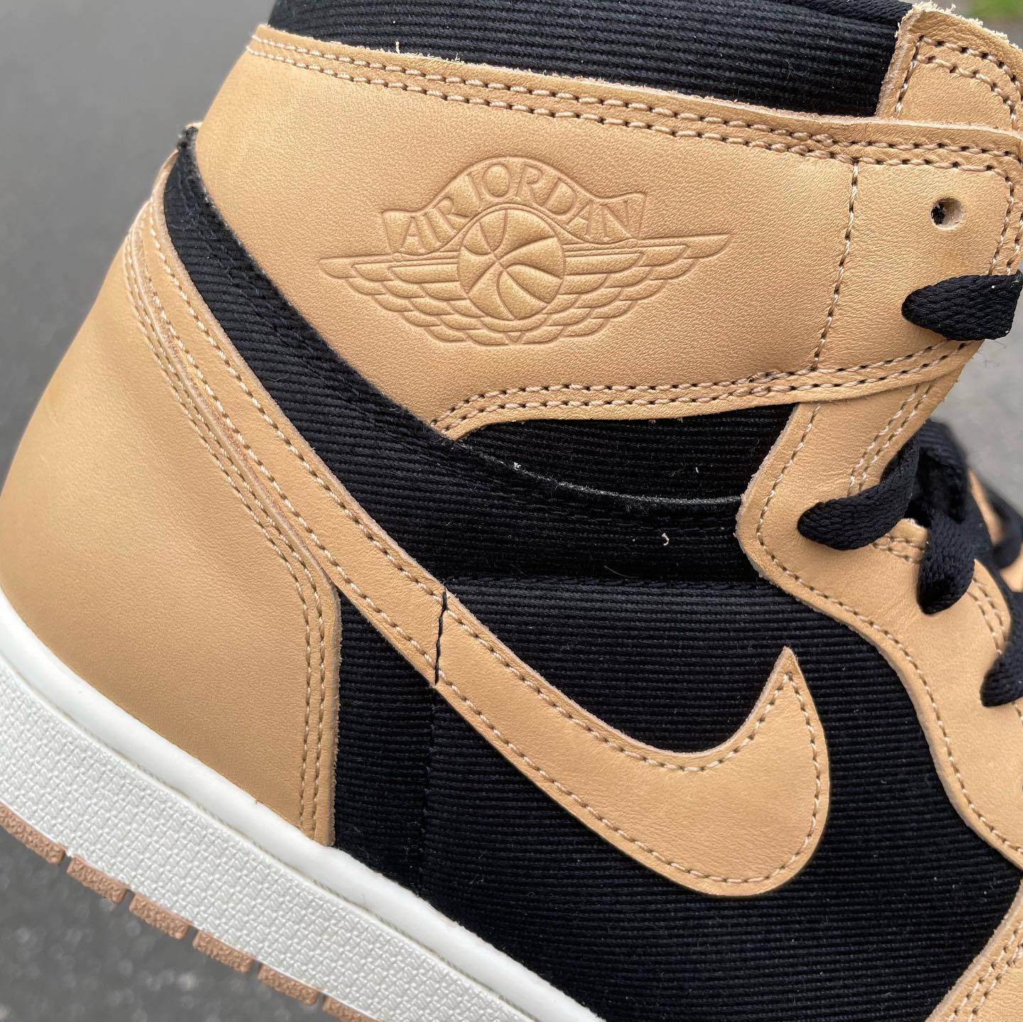 Jordan 1 Platform Sneaker Revealed in Tan/White