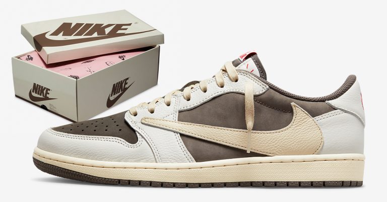 Official Look: Travis Scott Air Jordan 1 Low OG “Reverse Mocha”