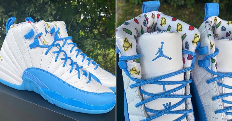 Air Jordan 12 GS With Video Game Graphics