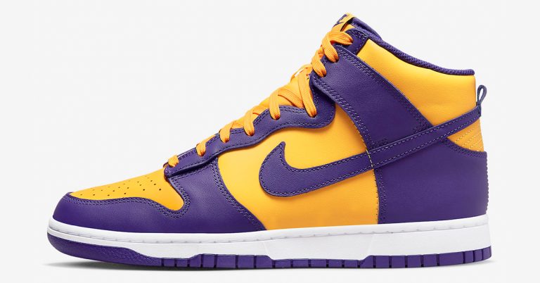 Nike Dunk High “Lakers” Release Date