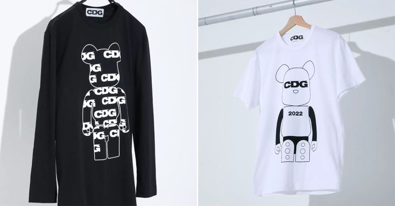 CDG x BE@RBRICK Limited Edition Tee Drop