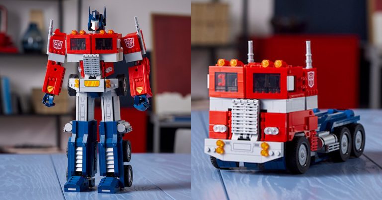 LEGO & Hasbro Unite to Release Fully Transformable Optimus Prime
