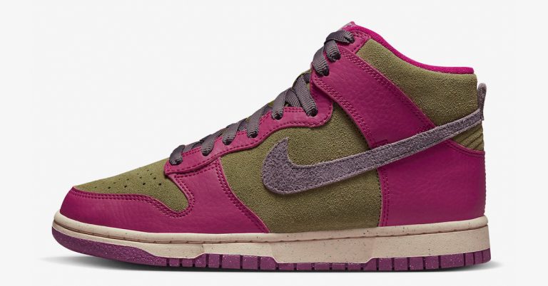 Official Look at the Nike Dunk High “Dynamic Berry”