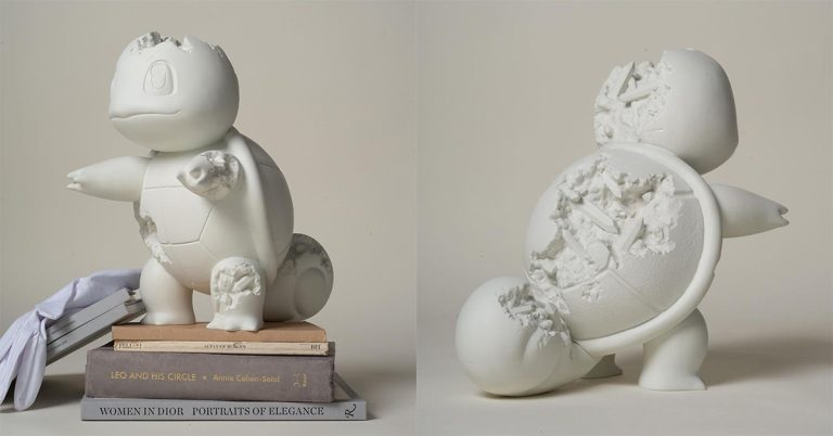 Daniel Arsham Dropping Crystalized Squirtle Edition