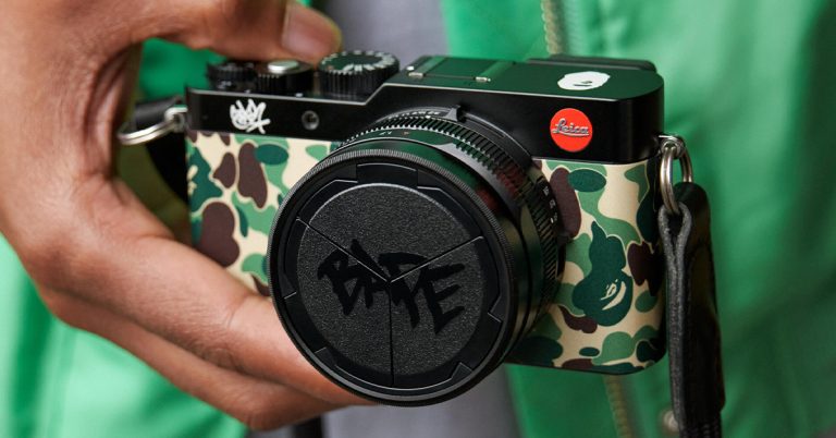 BAPE & STASH Team Up For Leica Camera Collab