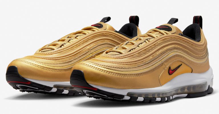 Official Look at the Upcoming Nike Air Max 97 “Metallic Gold”