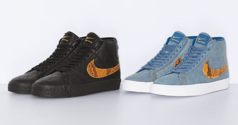 Supreme x Nike SB Blazer Mid “Quilted” Pack Drops This Week