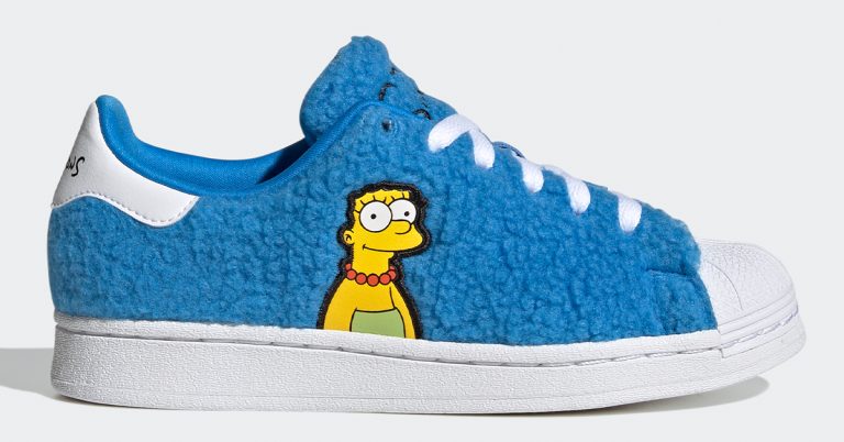 Marge Simpson’s Big Blue Hair Takes Over the adidas Superstar