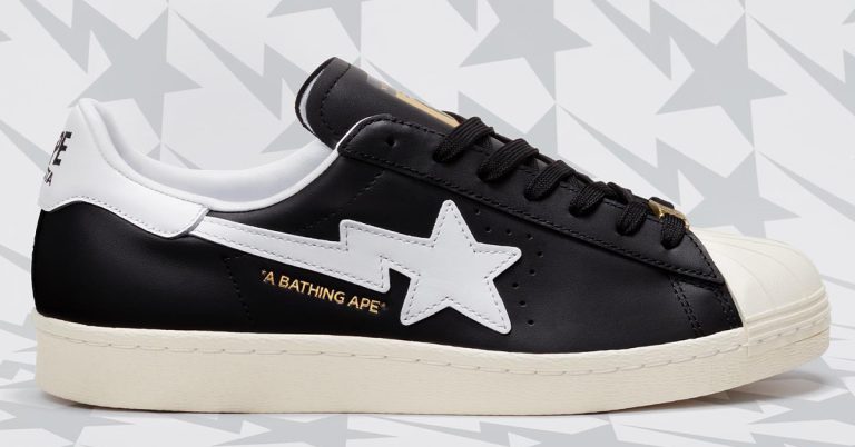 BAPE x adidas Superstar Returns in Black