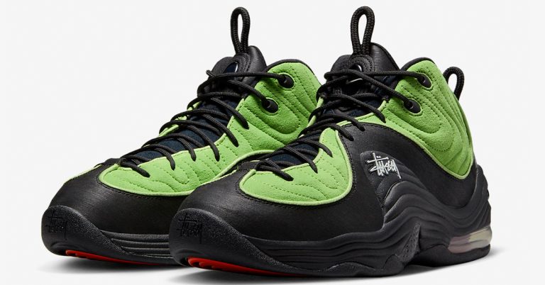 Stüssy x Nike Air Penny 2 Revealed in Black & Green