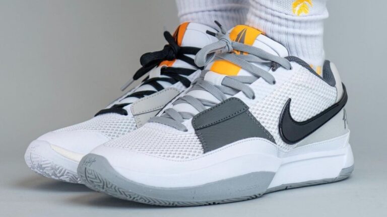 On-Foot Look at Nike JA 1 “Light Smoke Grey”