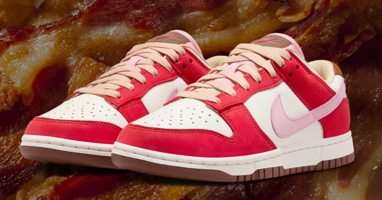 Official Look at the Nike Dunk Low “Bacon”