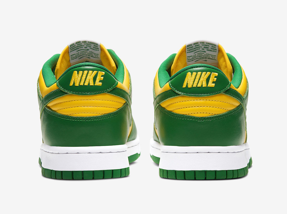 Nike Dunk Low Brazil CU1727-700 2024 Release Date Info