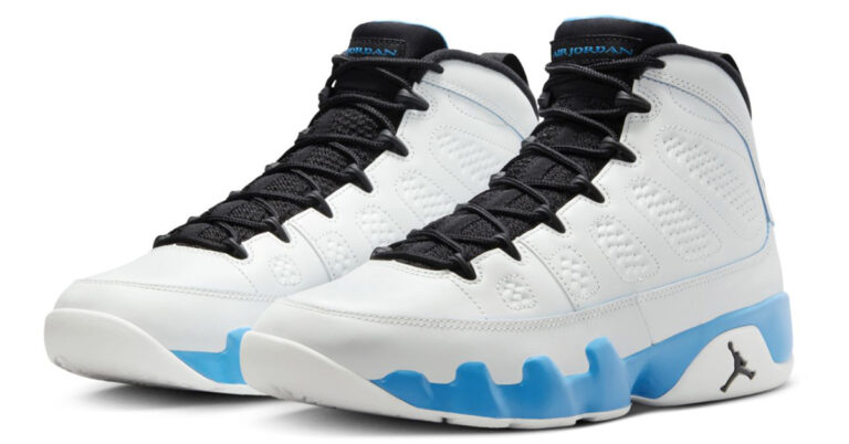 Official Images: Air Jordan 9 OG “Powder Blue” Retro