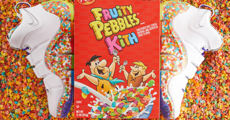 Kith Treats Celebrates National Cereal Day With Fruity PEBBLES, Nike & LeBron James
