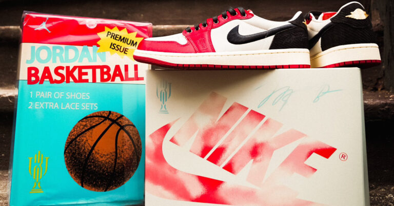 Trophy Room x Air Jordan 1 Low OG “Rookie Card – Away” Release Details