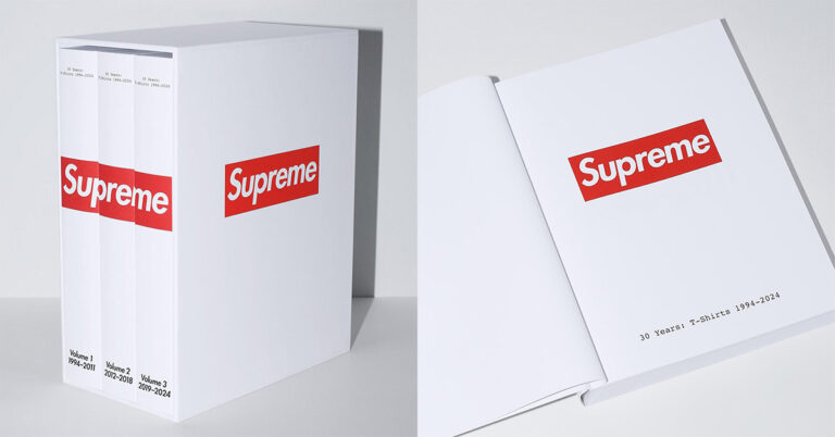 Supreme Releasing “30 Years” T-Shirt Archive Book