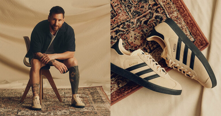 Lionel Messi Debuts adidas Gazelle Collab