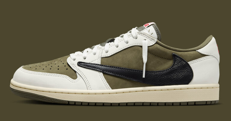 Travis Scott Launches Air Jordan 1 Low OG “Medium Olive” Collab