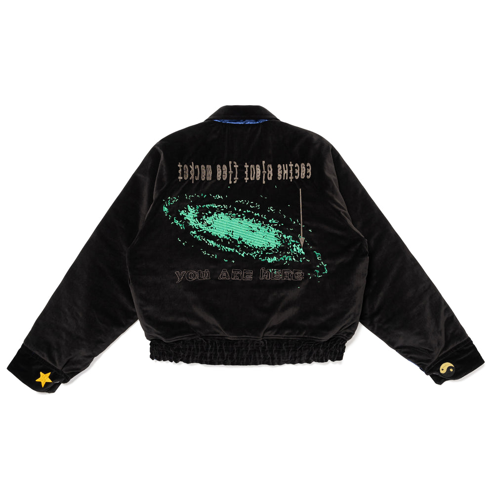 Cactus Plant Flea Market Souvenir Jacket Black