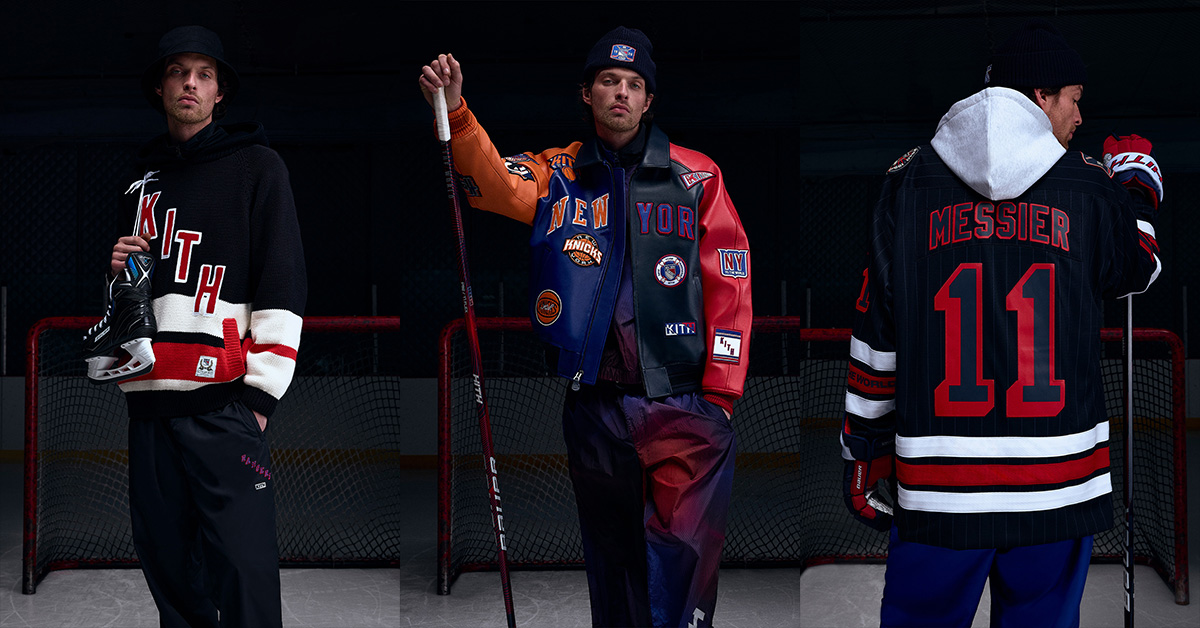 Kith Rangers Collaboration Kith Announces Debut Partnership with the New York Rangers - Modern ...