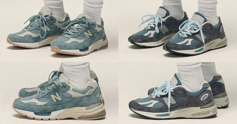 Kith x New Balance 992 & 991v2 Pack Celebrates Osaka Flagship