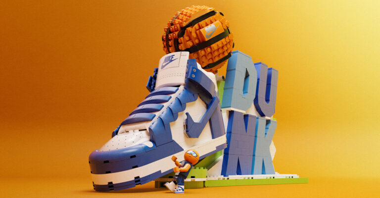 Nike Unveils LEGO Dunk Set & Kids Footwear