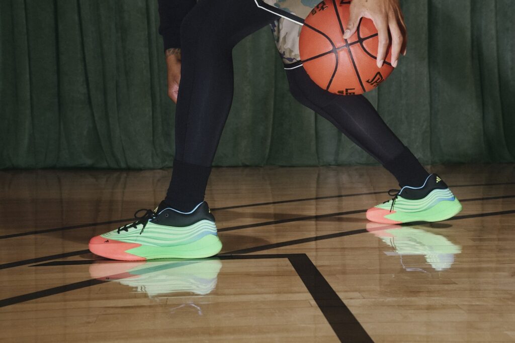 Damian Lillard in the adidas Dame X