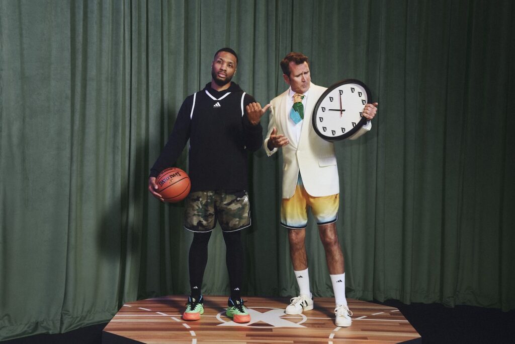 Damian Lillard in adidas Dame X campaign